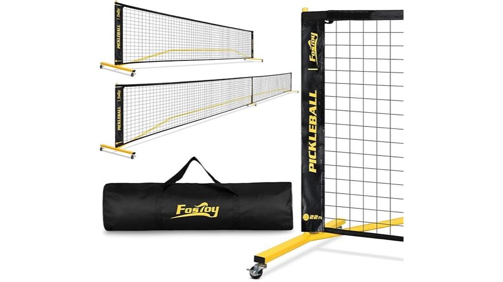 portable net with wheels