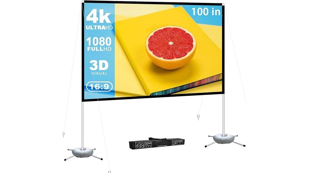 portable outdoor 4k projector