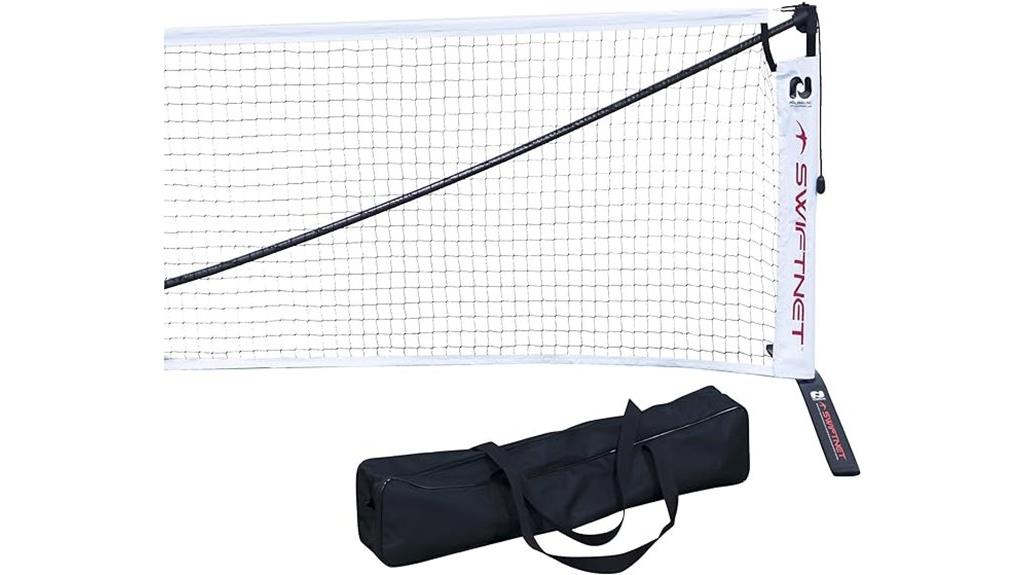 portable pickleball net system