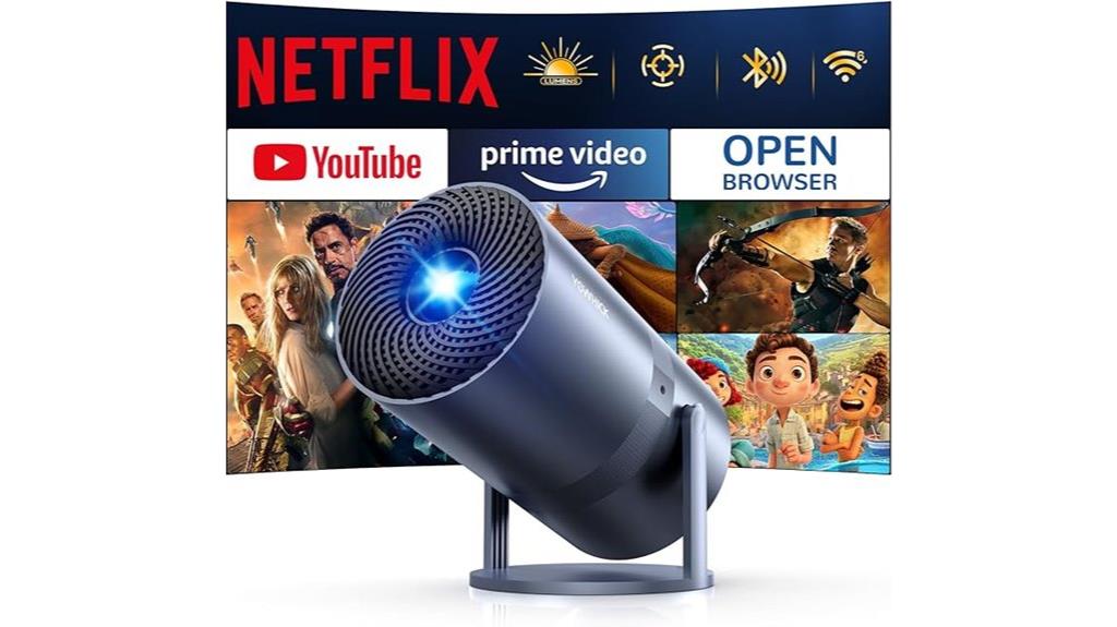 portable wifi bluetooth projector