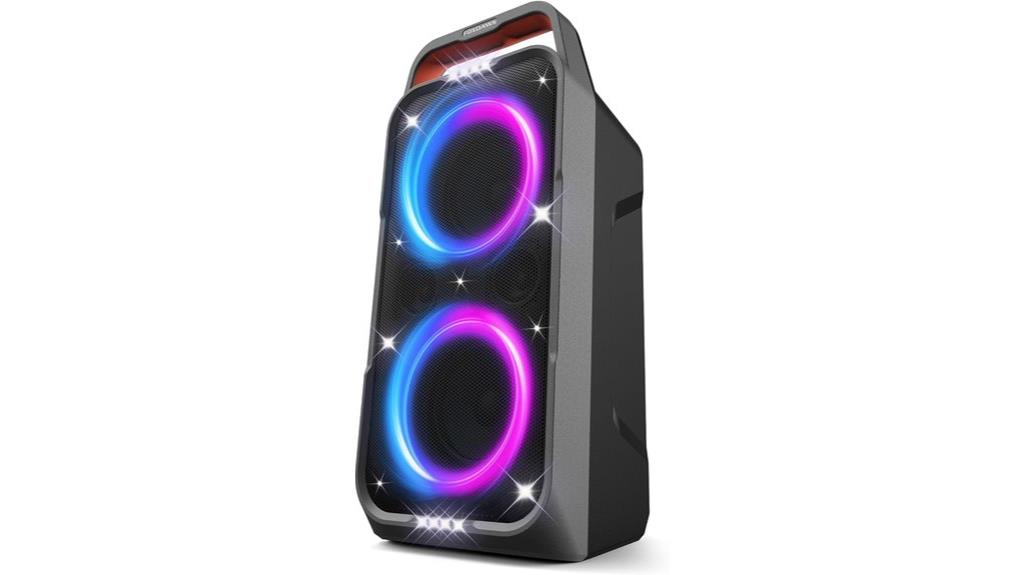 powerful bluetooth speaker with lights