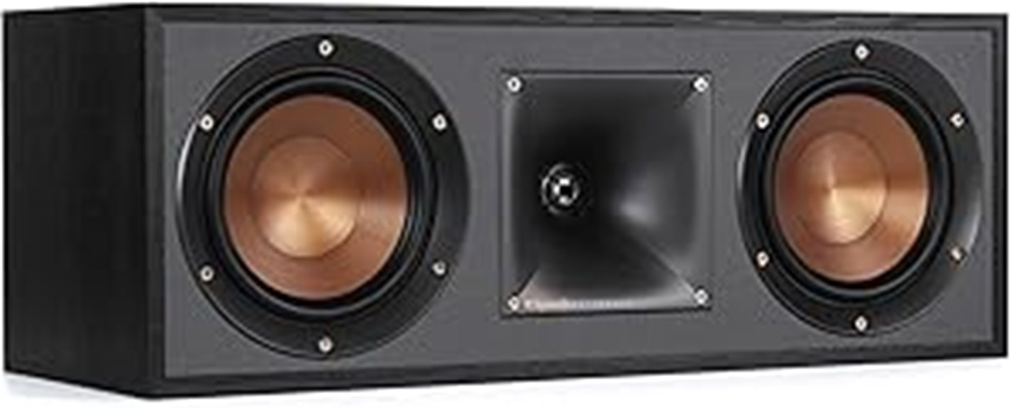 powerful detailed center channel