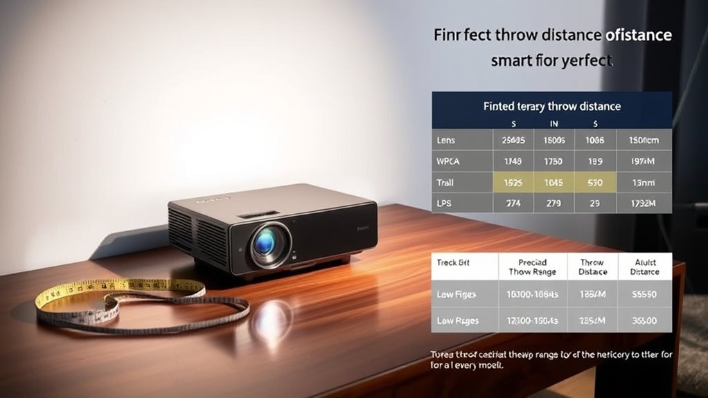 projector types and distances
