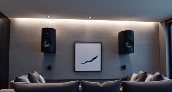 proper surround sound mounting