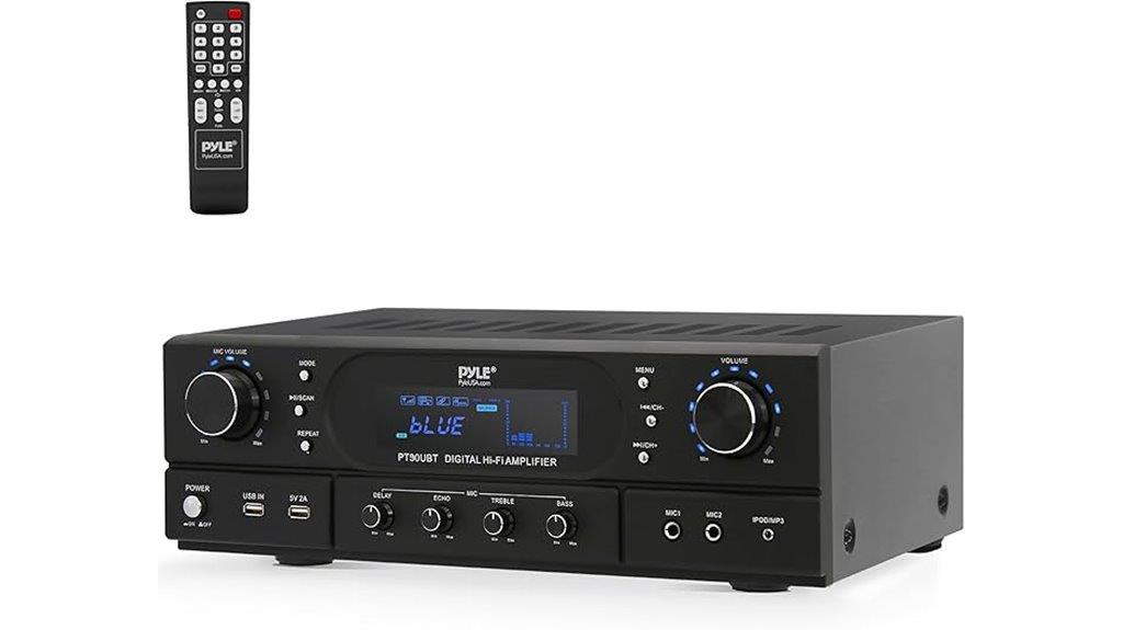 pyle 500w home amplifier