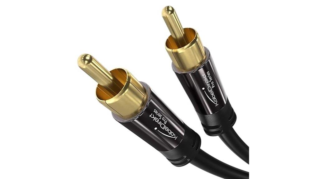 rca subwoofer lead cable