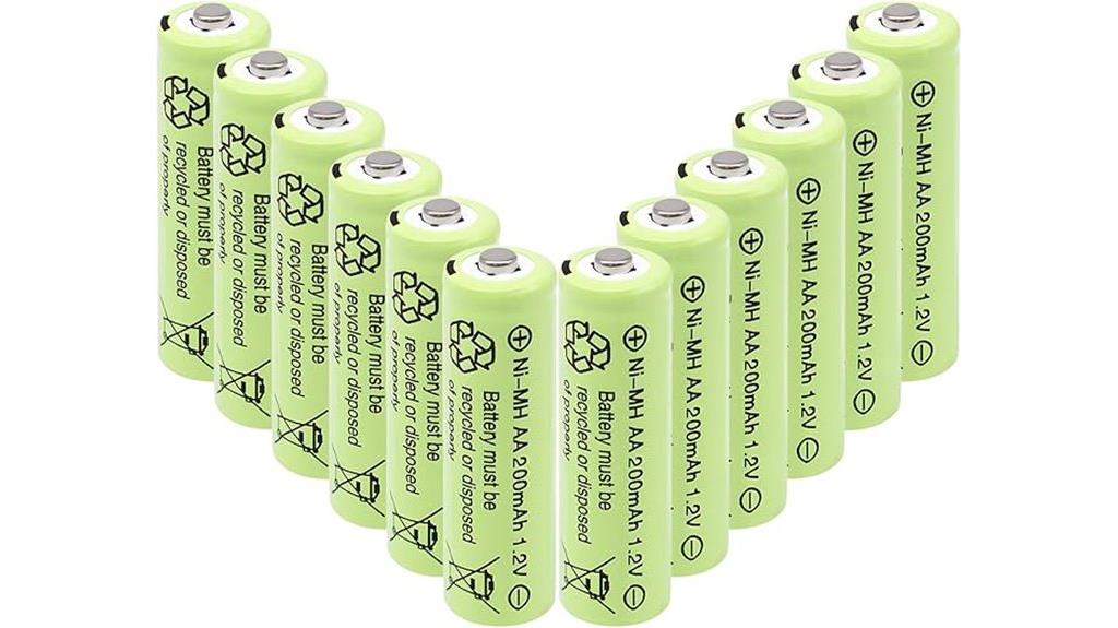 rechargeable aa batteries pack