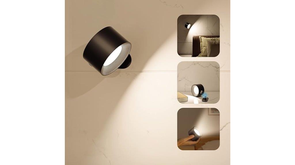 rechargeable led wall sconce