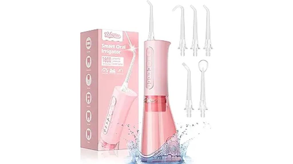 rechargeable water flosser with modes
