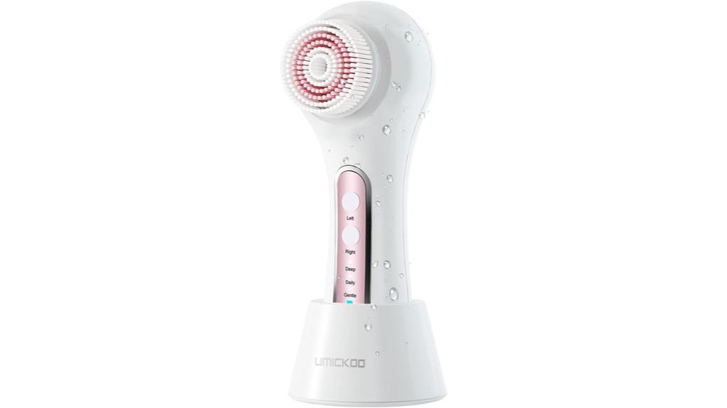 rechargeable waterproof facial scrubber
