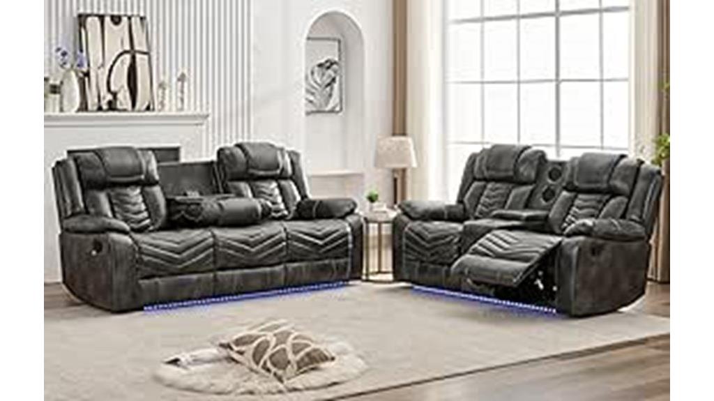 recliner sofa with charger