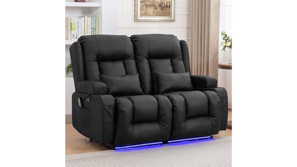 recliner sofa with massage