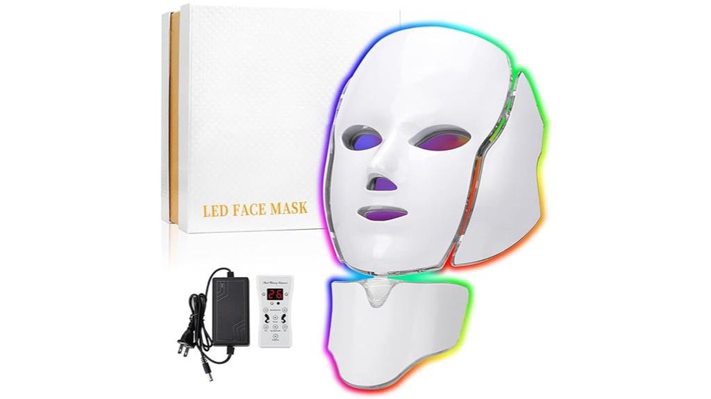 red light facial mask