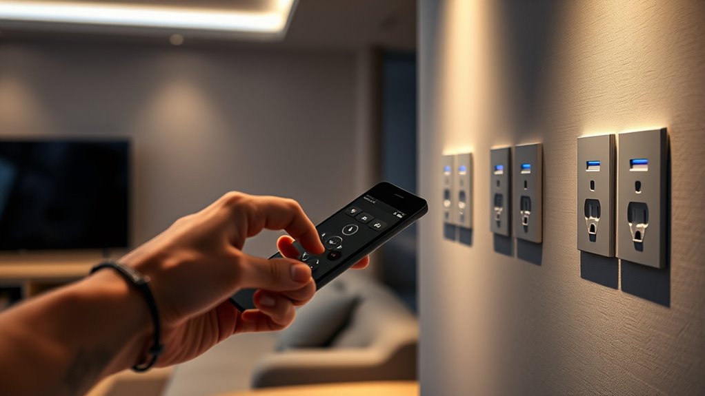 remote control outlet considerations