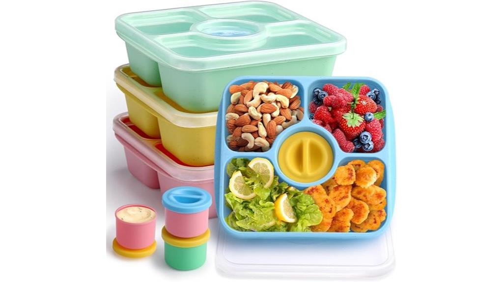 reusable bento snack containers