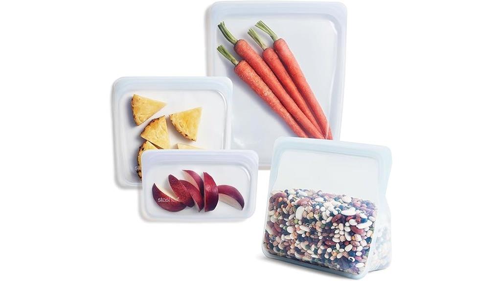 reusable silicone food bags