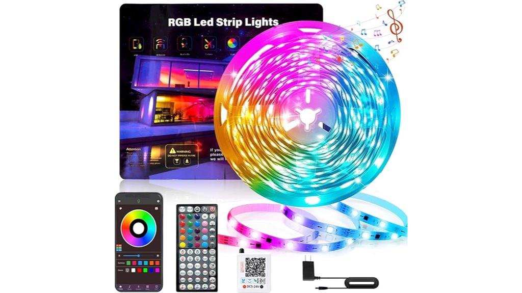 rgb bedroom led strip