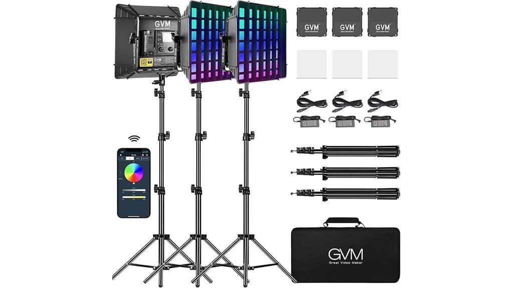 rgb photography lighting kit