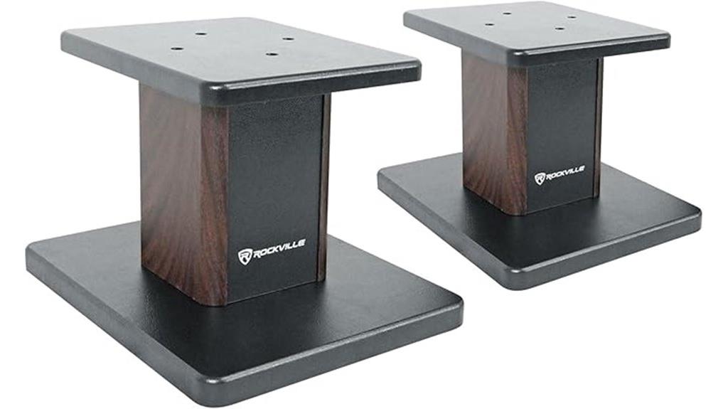 rockville rht8d speaker stands