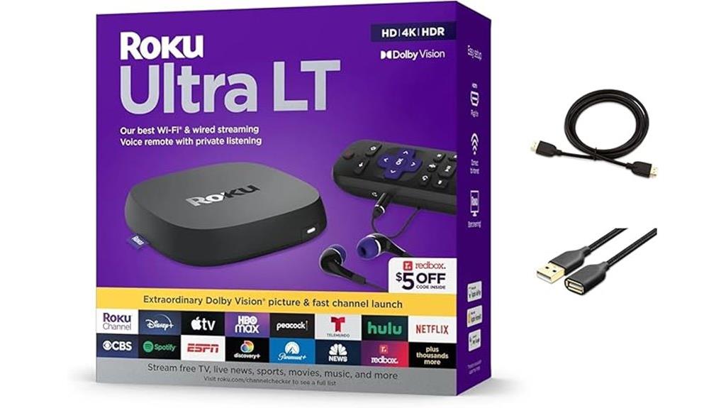 roku ultra lt streaming