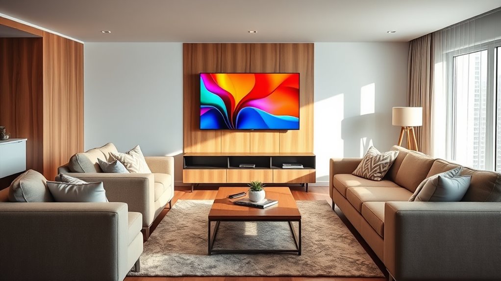 room furniture impacts viewing distance