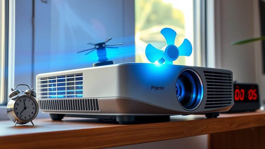 schedule regular projector breaks