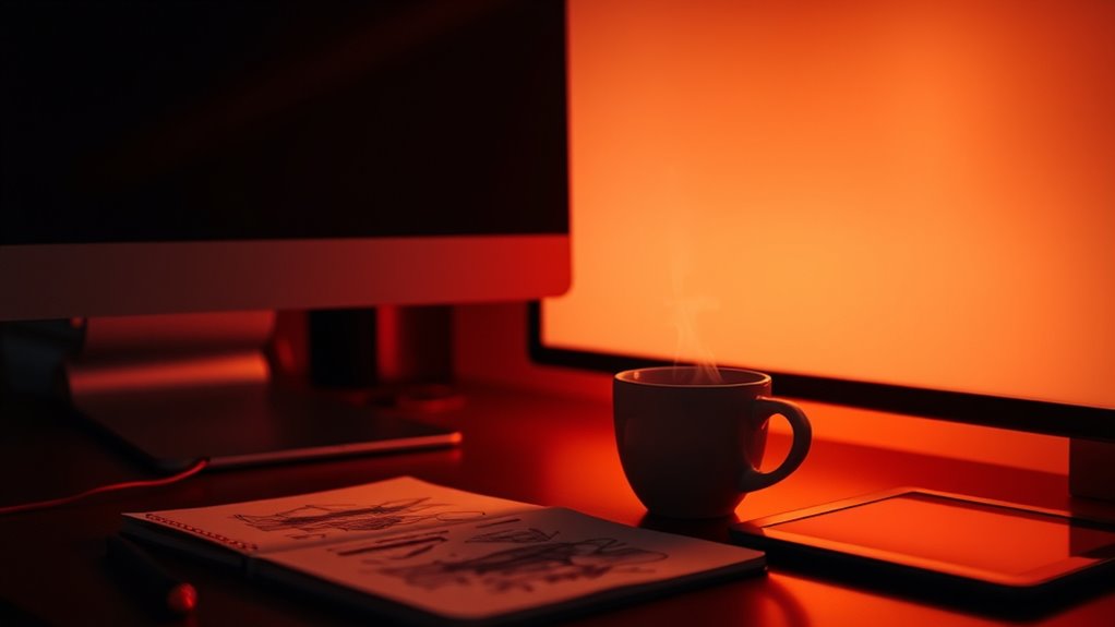 screen tone creates ambiance