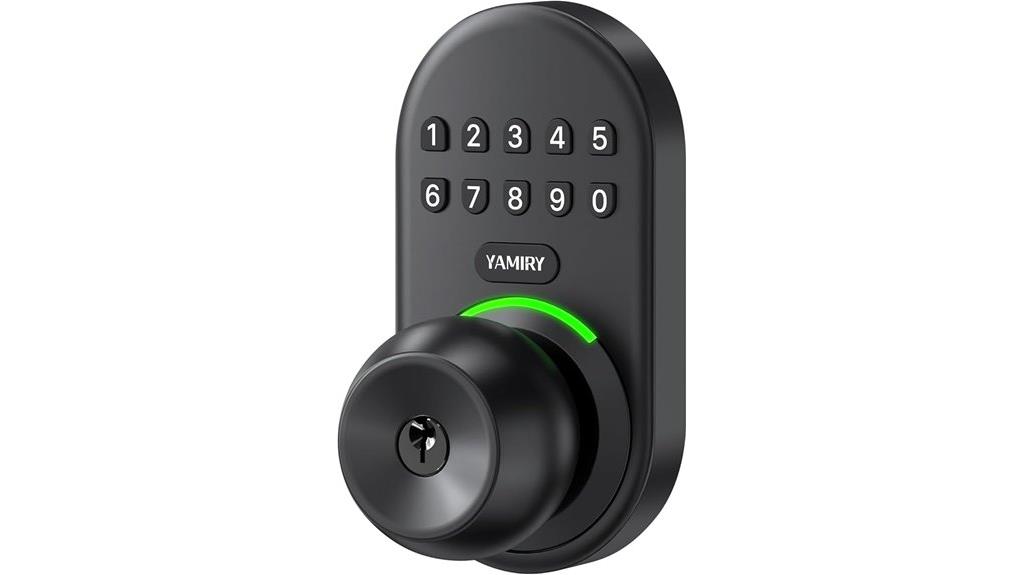 secure handle keypad lock