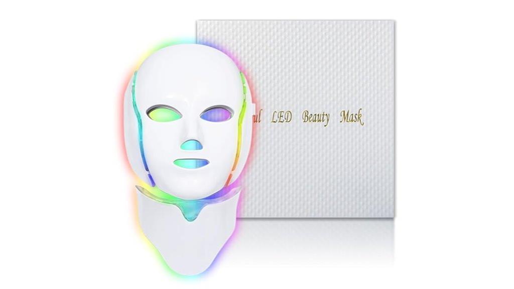 seven color led facial mask