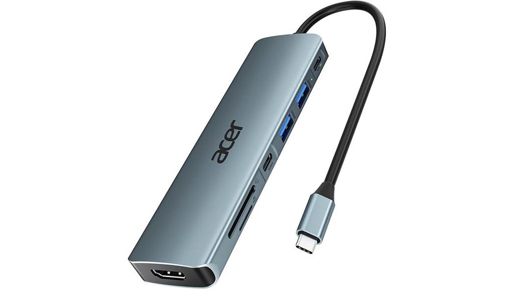 seven in one usb c hub