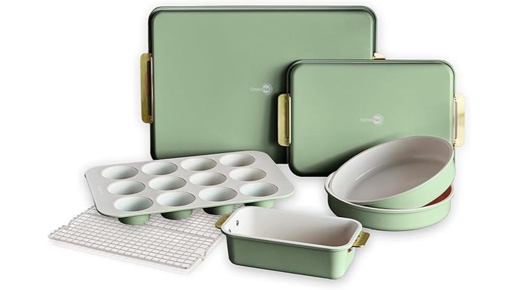 seven piece ceramic bakeware set