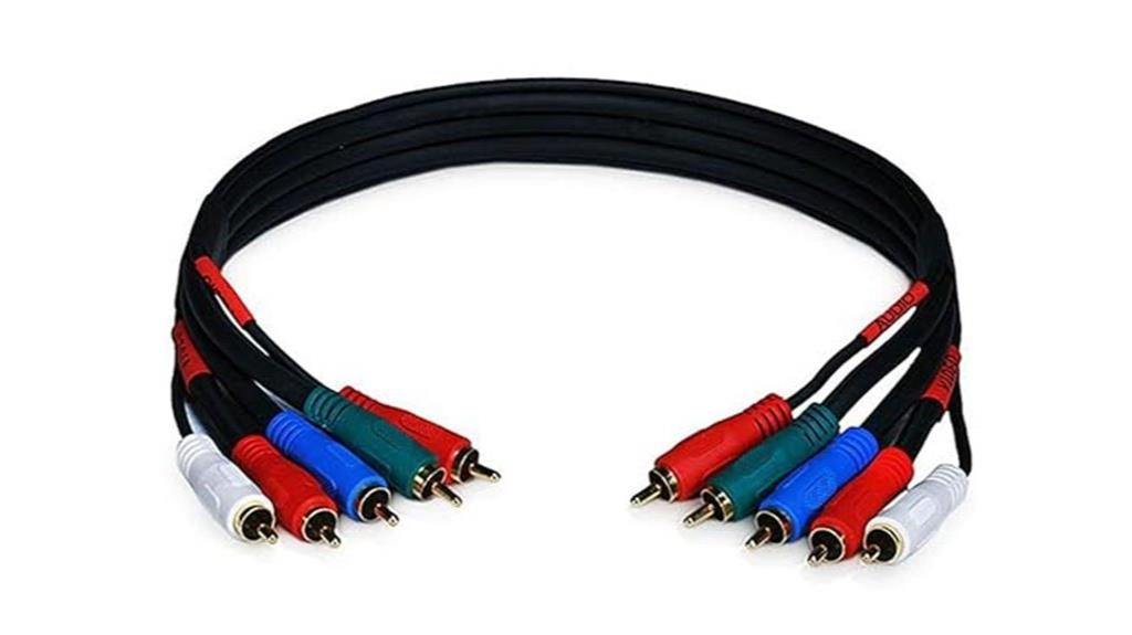 short 5 rca coaxial cable