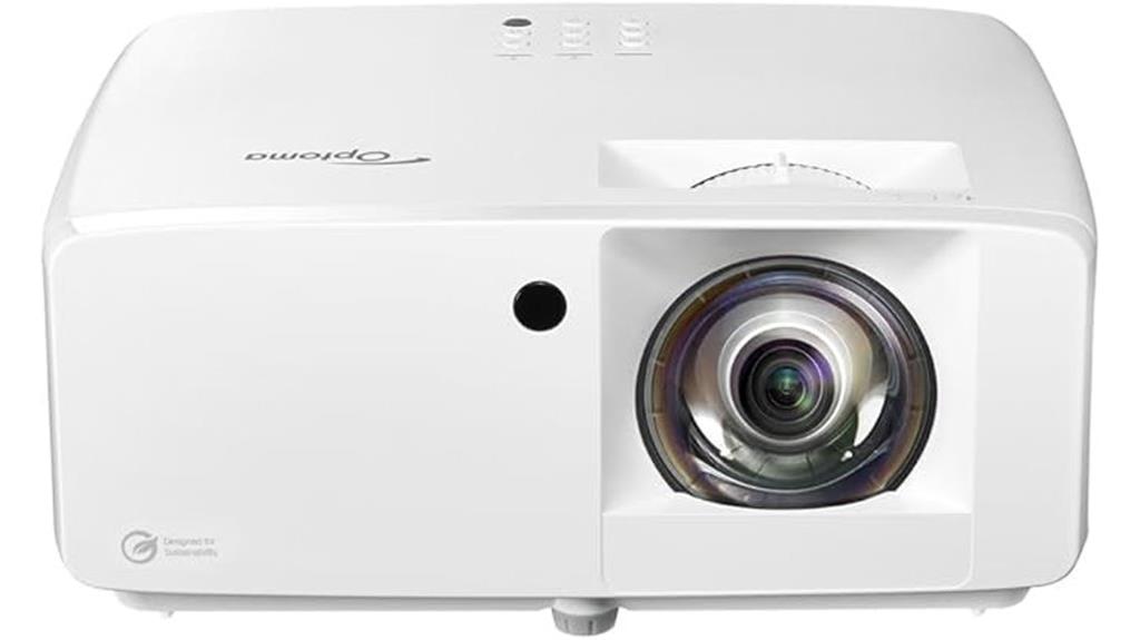 short throw laser projector