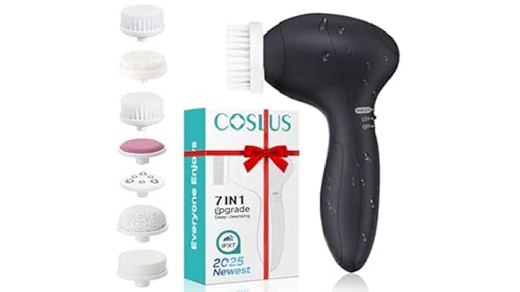 silicone facial cleansing brush