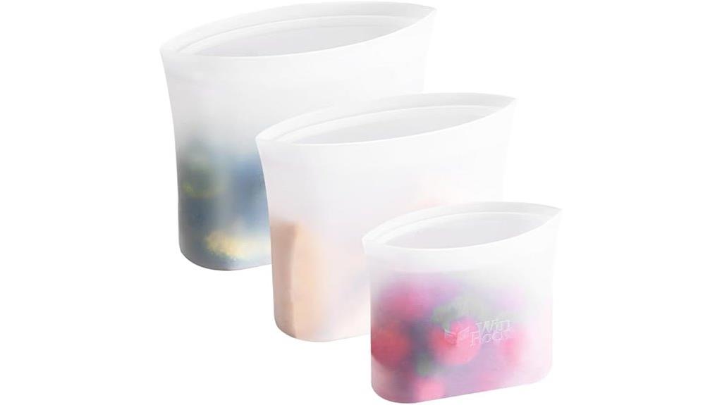 silicone food storage sets
