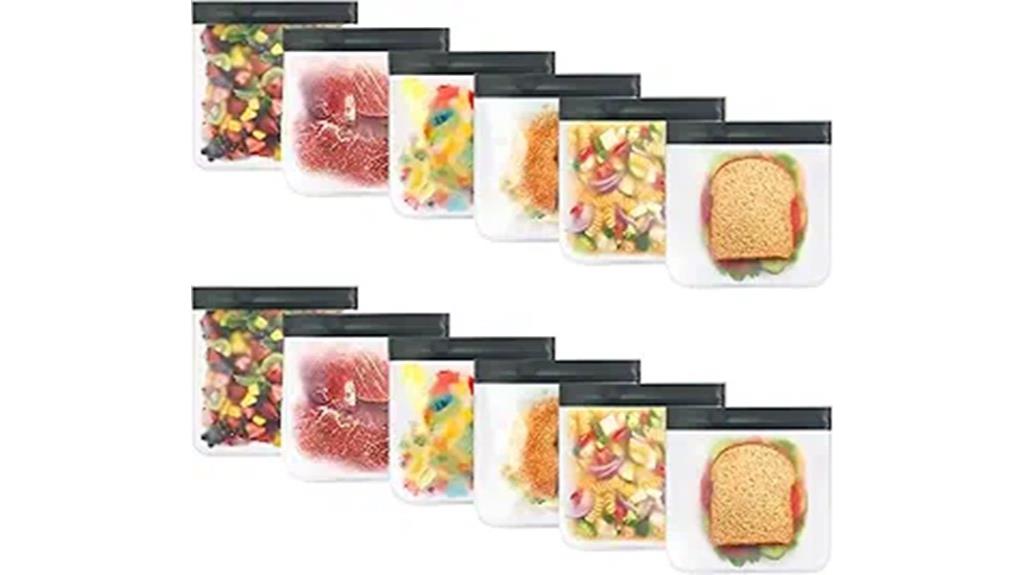silicone sandwich storage bags