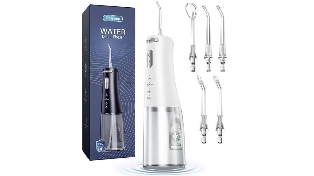 single water flosser capacity