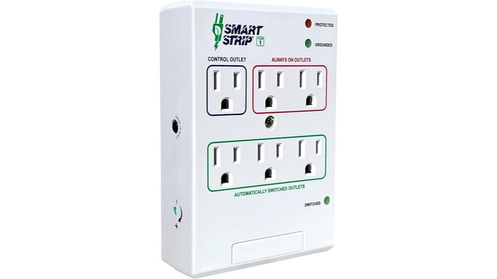 six outlet power saver