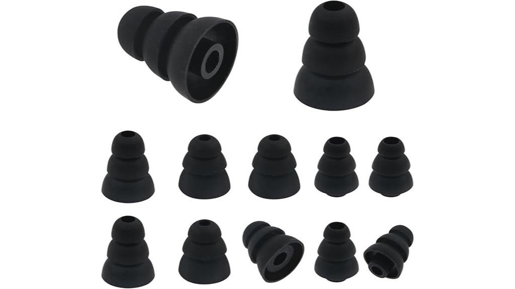 six pair ear tip set
