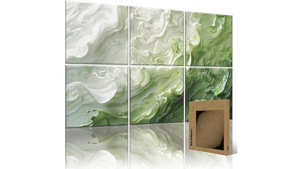 six panel acoustic wall