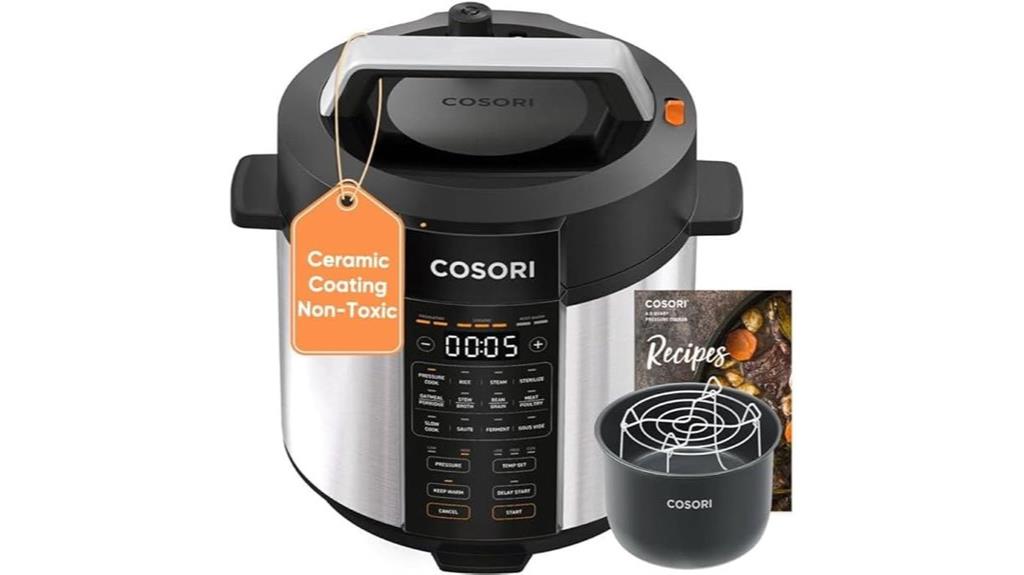 six quart multi cooker appliance