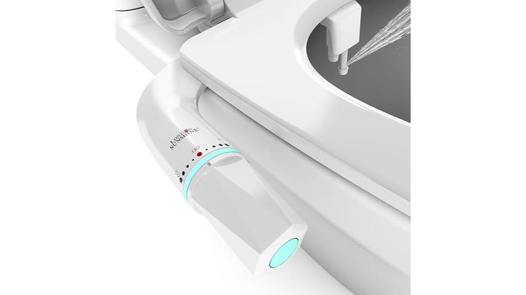 slim dual nozzle bidet
