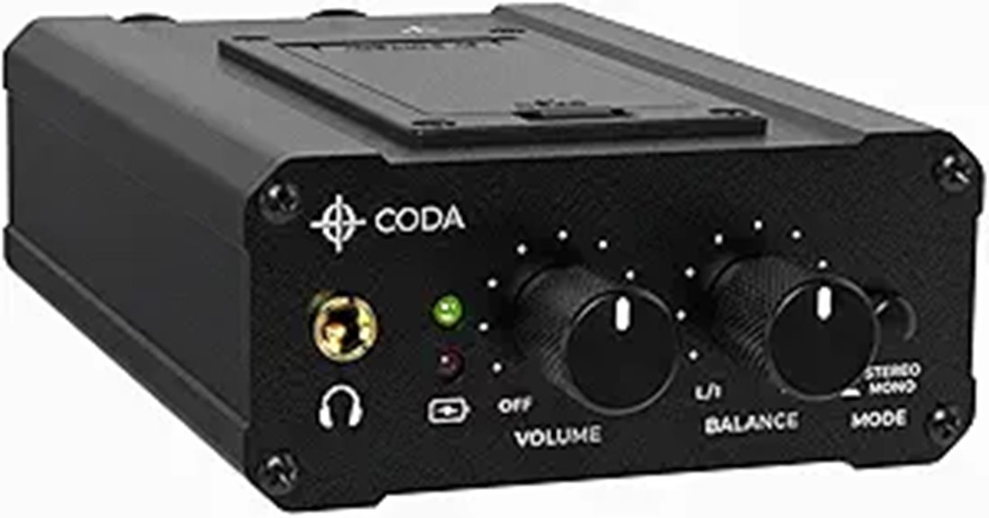 small portable ear monitor