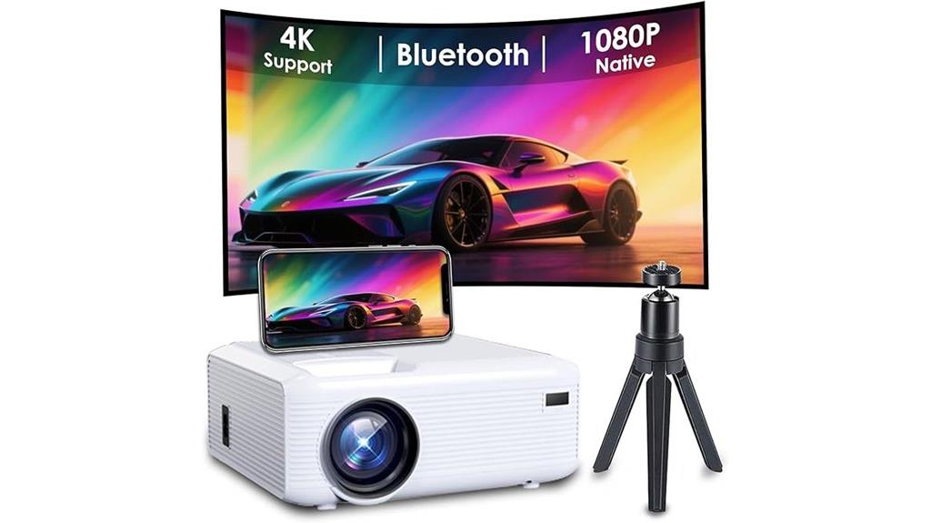 small portable outdoor projector