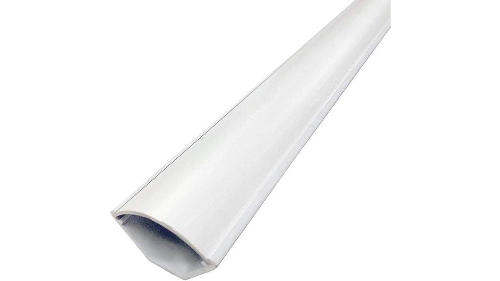 small white corner duct