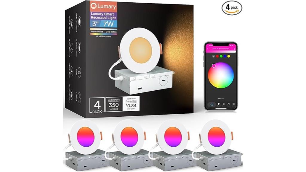 smart led recessed light kit