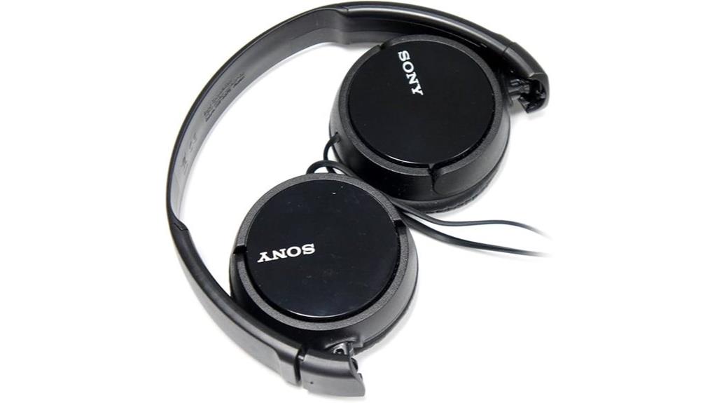 sony black over ear headphones
