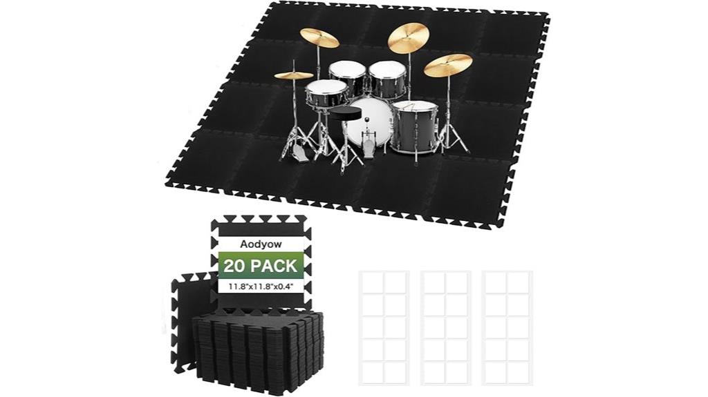 soundproofing interlocking floor mats