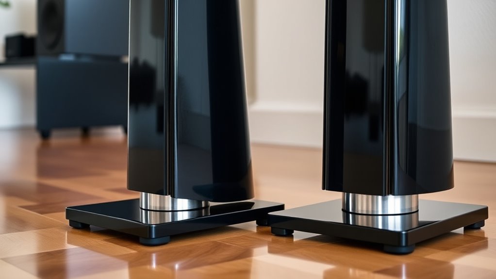 stable adjustable speaker support