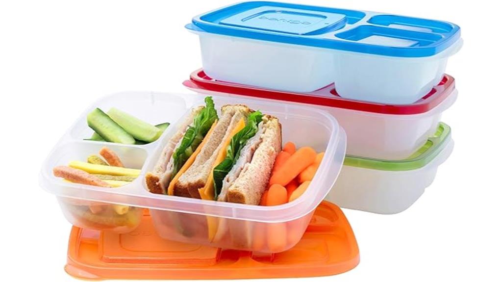 stackable bento lunch containers